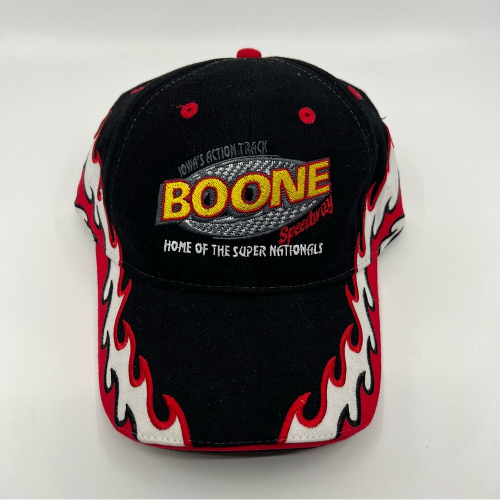 Boone Speedway Hat Cap Snapback Home Of The Super Nationals OTTO 100% Cotton